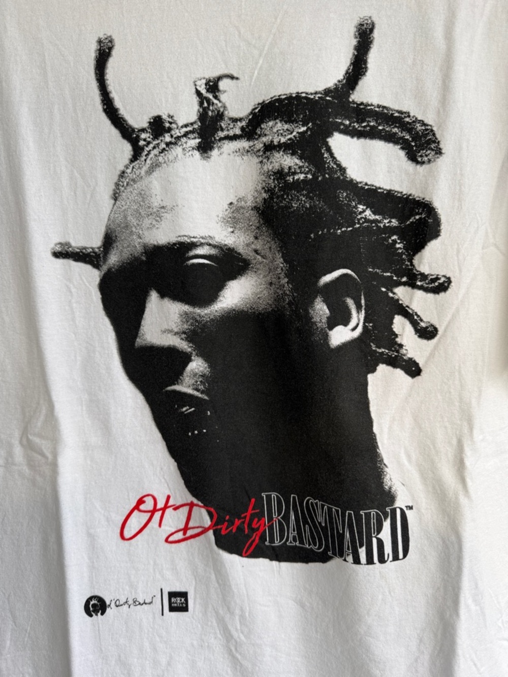 OLD DIRTY BASTARD ODB T SHIRT MENS 2X 2XL WHITE GOOD CONDITION XXL